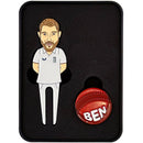 Ben Stokes Golf Divot Tool & Cricket Ball Marker Gift Set