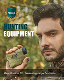 BIJIA Golf & Hunting Rangefinder with Slope and Vibration Lock