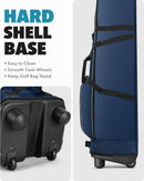 Findway Waterproof Golf Travel Bag with Wheels – Blue