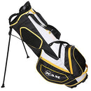 Ram FX Lightweight Golf Stand Bag – Black/White/Yellow