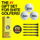 Shanker Funny Golf Gift Set with Balls, Marker & Tees