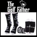 The Golf Father Novelty Golf Socks – Gift for Dad or Golfer