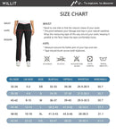 Willit Women's Golf Pants Stretch Hiking Pants Quick Dry Lightweight Outdoor Casual Pants with Pockets Water Resistant Deep Gray