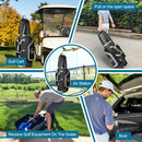 Yamato Golf Travel Cover with Hard Shell Top – Black/Grey