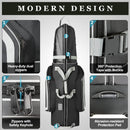 Yamato Golf Travel Cover with Hard Shell Top – Black/Grey