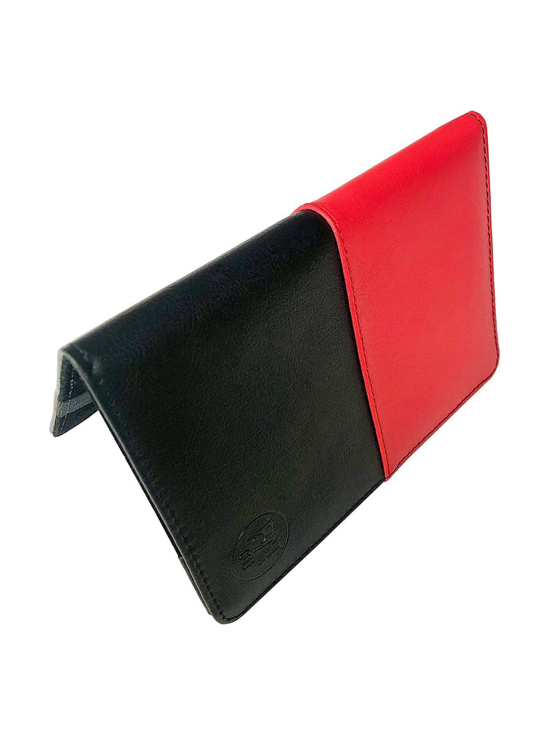 18AT Golf Leather Scorecard Holder, Pocket Sized with Pencil. Designed to Fit All Scorecards