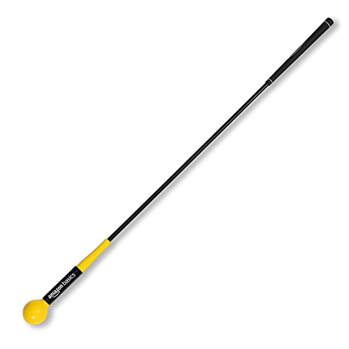 Amazon Basics Golf Swing Trainer to Improve Swing and Warm Up, 122 cm - Golf Gift