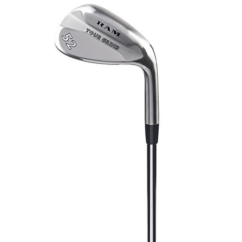 Ram Golf Tour Grind Premium Golf Wedge, Chrome, 54 - Golf Gift