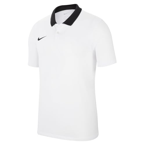 Nike CW6933-100 Park 20 Polo Shirt Men's White/Black M - Golf Gift