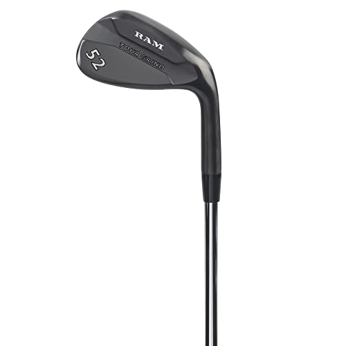 Ram Golf Tour Grind Premium Golf Wedge, Black, 50 - Golf Gift