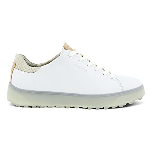 ECCO Women's Tray Golf Shoe, Bright White, 5 UK - Golf Gift