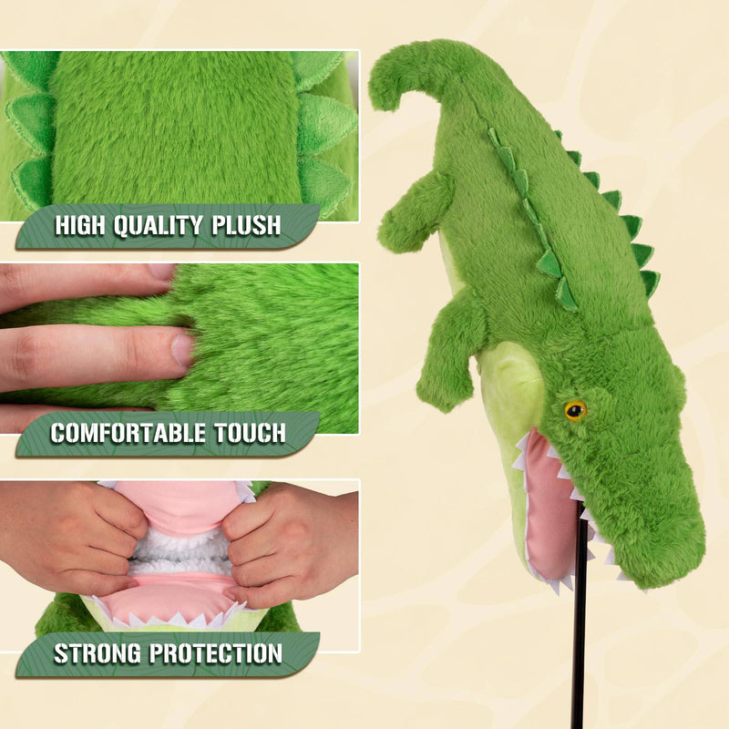 Animals Driver Headcover Alligator Plush Golf Club Head Cover Gift for Men Women