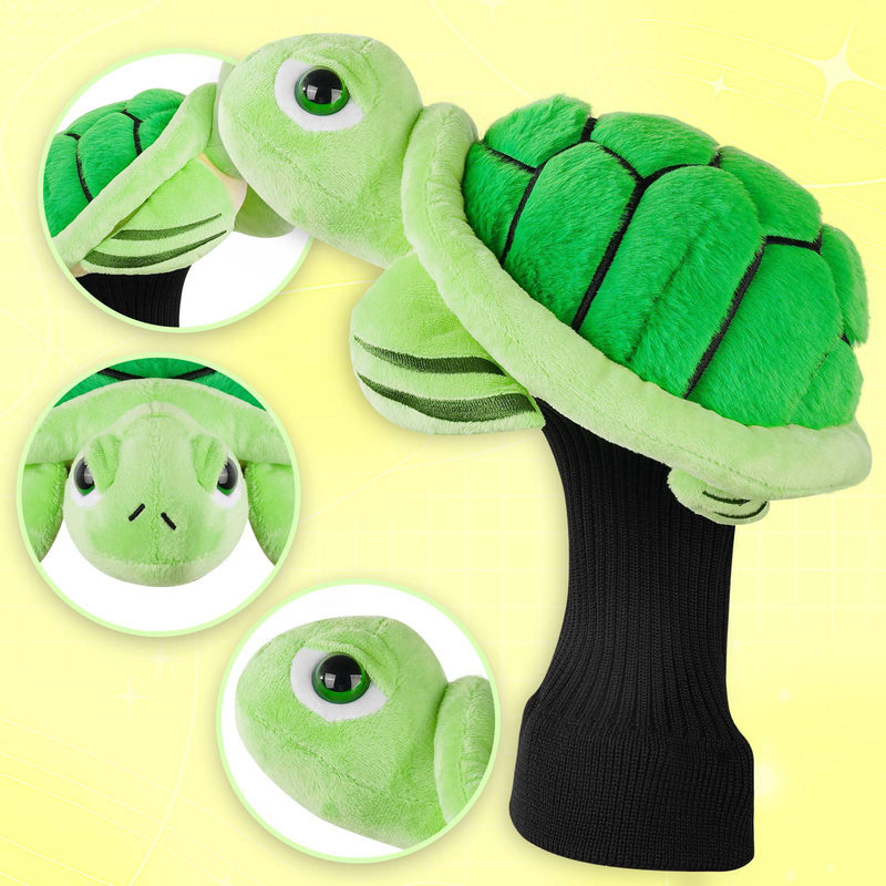 Turtles Driver Headcover Animals Plush Golf Club Head Cover Gifts for Men Women