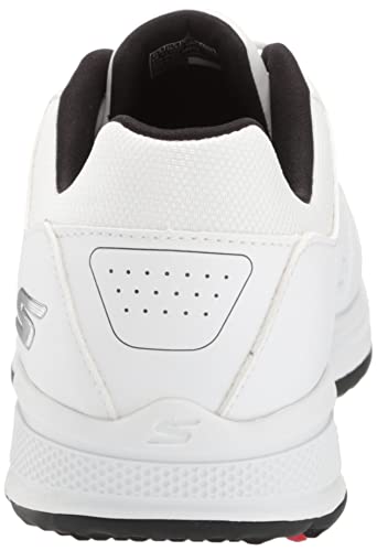 Skechers Men's Torque Waterproof Golf Shoe Golf Shoe, Suela Blanco Black, 8 UK - Golf Gift