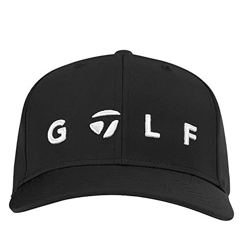 TaylorMade Men's Tm Golf Logo Cap, Black, One Size UK - Golf Gift