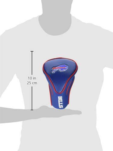 Team Golf NFL Buffalo Bills Contour Golf Club Headcovers (3 Count) Numbered 1, 3, & X, Fits Oversized Drivers, Utility, Rescue & Fairway Clubs, Velour lined for Extra Club Protection - Golf Gift