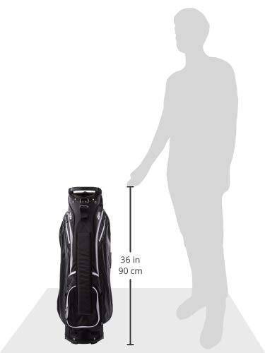 Wilson Golf W-Trolley Bag, Card Bag, Black, 1.6 kg, Without Trolley, WGB3308BL - Golf Gift