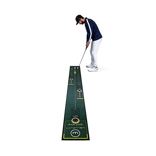 WELLPUTT - Golf Training Putting Mat - 3m Start 2.0 - Golf Gift