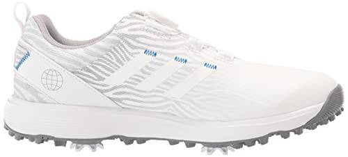 Adidas Women's S2G BOA Golf Shoes, Footwear White/Footwear White/Grey Two, 5 - Golf Gift