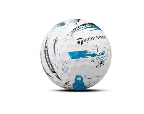 TaylorMade SpeedSoft Ink Blue Golf Ball, 2024 - Golf Gift