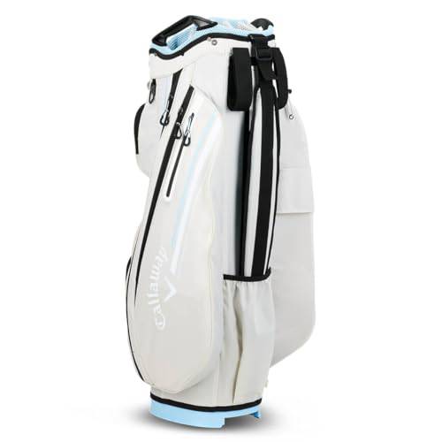 Callaway Golf Chev 14+ Cart Bag 2024, Silver - Golf Gift