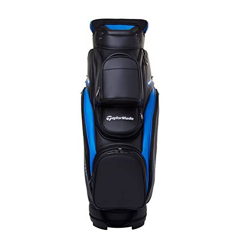 TaylorMade 2023 Deluxe Cart Bag (Black/Blue) - Golf Gift