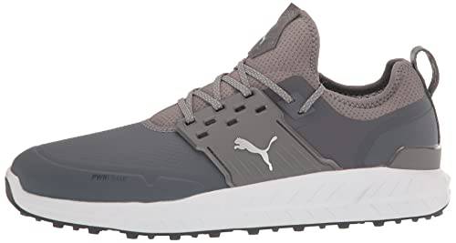 PUMA Men's Ignite Articulate Golf Shoe, Quiet Shade Silver/Quiet Shade, 11 UK - Golf Gift