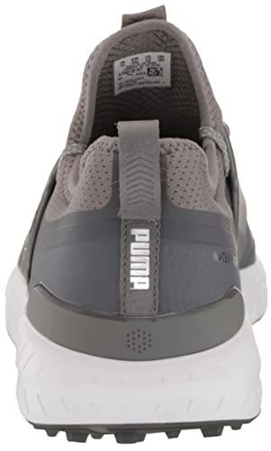 PUMA Men's Ignite Articulate Golf Shoe, Quiet Shade Silver/Quiet Shade, 11 UK - Golf Gift