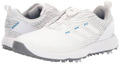 Adidas Women's S2G BOA Golf Shoes, Footwear White/Footwear White/Grey Two, 5 - Golf Gift