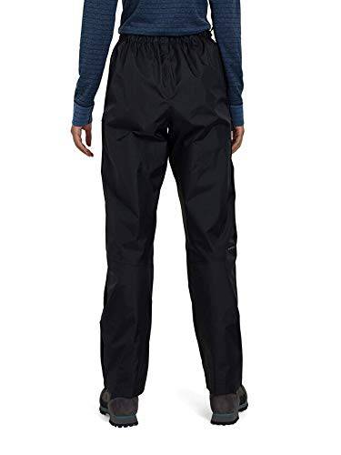 Berghaus Women's Deluge Waterproof Breathable Overtrousers | Durable | Comfortable Rain Pants, Black 2.0, 10 Short (29 Inches) - Golf Gift