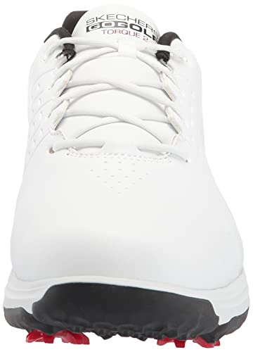 Skechers Men's Torque Waterproof Golf Shoe Golf Shoe, Suela Blanco Black, 8 UK - Golf Gift