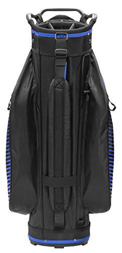 Longridge Deluxe Golf Cart Bag Black/CHAR/BLUE - Golf Gift