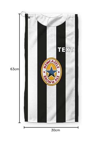 Newcastle Retro Golf Towel – 90s Inspired - Personalised