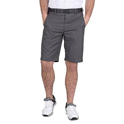 Island GREEN Men's Tour Breathable Golf Shorts, Charcoal, 38W - Golf Gift