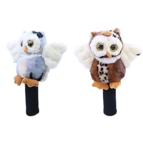 Golf Club Covers Cute Owl Golf Headcover For Men's And Women's Golf Club Mascot Novelty Golf Head Covers(Driver Style A-01) - Golf Gift