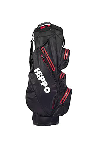 100% Waterproof GUARANTEED HiPPO Golf Cart Bag 2022 New model Stock Black/Red - Golf Gift