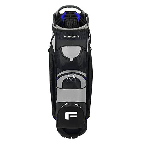 Forgan of St Andrews F-Series Deluxe Cart/Trolley Bag, Black/Blue - Golf Gift