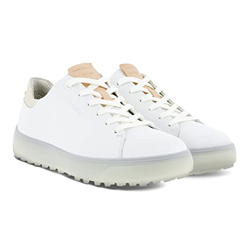 ECCO Women's Tray Golf Shoe, Bright White, 5 UK - Golf Gift