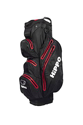 100% Waterproof GUARANTEED HiPPO Golf Cart Bag 2022 New model Stock Black/Red - Golf Gift