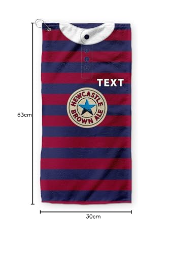 Newcastle 1996 Away Golf Towel - Personalised