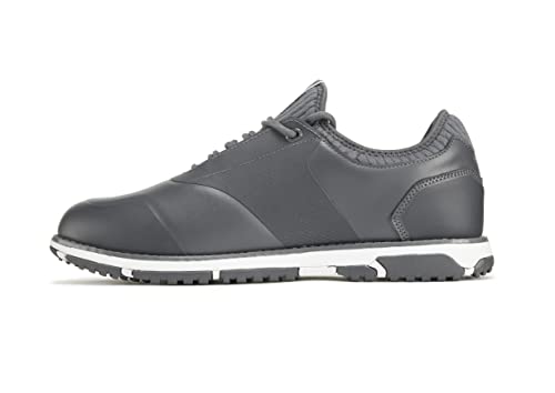 Stuburt Men's PCT Classic Breathable Waterproof Comfort Rain Shoe, Slate Grey, 12 UK - Golf Gift