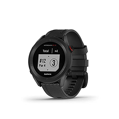 Garmin Approach S12 GPS Golf Watch, Black - Golf Gift