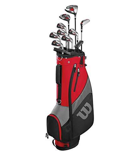 Wilson Pro Staff-SGI 1,3,5,6-S,P,B,GR/Golf/Black/Red Irons, Women, Multicolor (Multicolor), One Size - Golf Gift