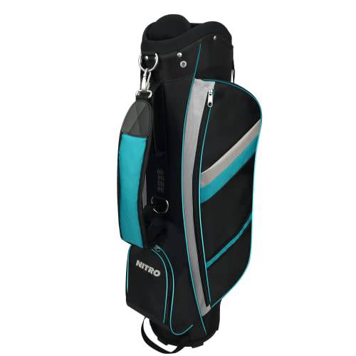 Nitro X Factor 13 Piece Golf Set All Graphite Ladies, Right Handed, Teal/Silver - Golf Gift