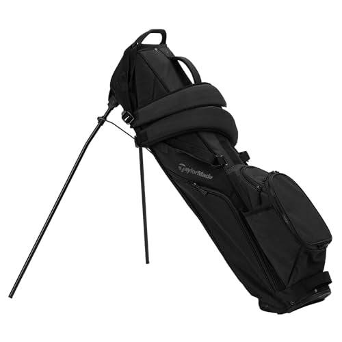 TaylorMade Golf FlexTech Carry Stand Bag, 2024, Black - Golf Gift