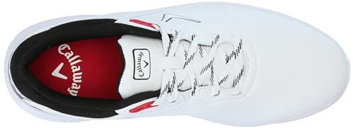 Callaway Men's Solana TRX V3 Golf Shoe, White/Black, 15 UK - Golf Gift