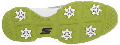 Skechers Men's GO Golf Torque Trainers, Gray Synthetic/Lime Trim, 10 UK - Golf Gift