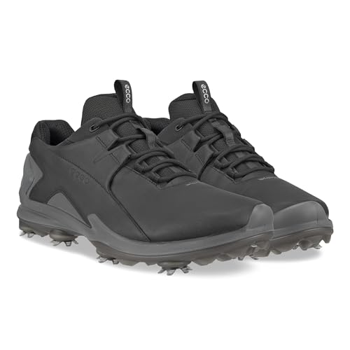 ECCO Mens Biom Tour Golf Shoes - Black - UK 7.5 - Golf Gift