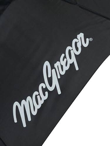 MacGregor Dual Canopy 62 Inch Automatic Open Golf Umbrella, Black - Golf Gift