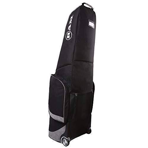 Ram FX Golf Travel Cover Deluxe Padded Wheeled Flight Bag Black/Heather - Golf Gift